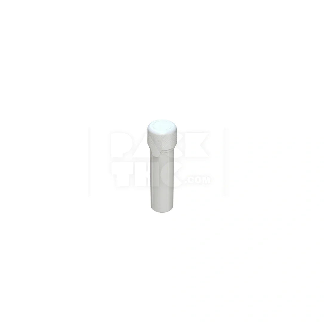 65mm aviator tube flat bottom opaque white 500 count