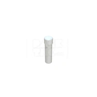 65mm aviator tube flat bottom opaque white 500 count