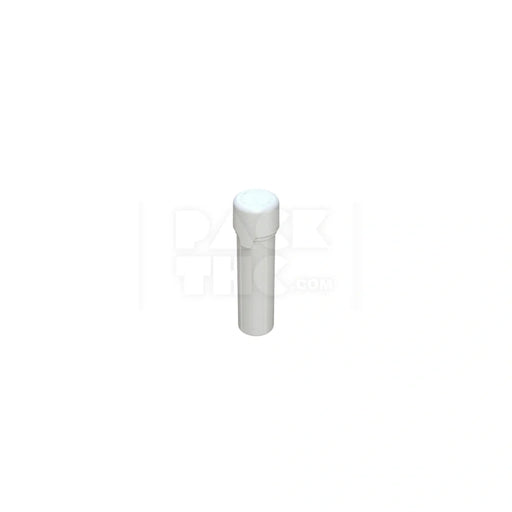 65mm aviator tube flat bottom opaque white 500 count