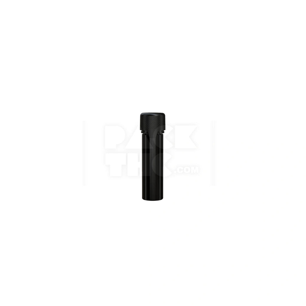 65mm aviator tube flat bottom opaque black 500 count