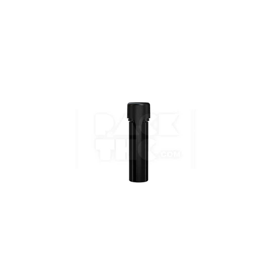 65mm aviator tube flat bottom opaque black 500 count