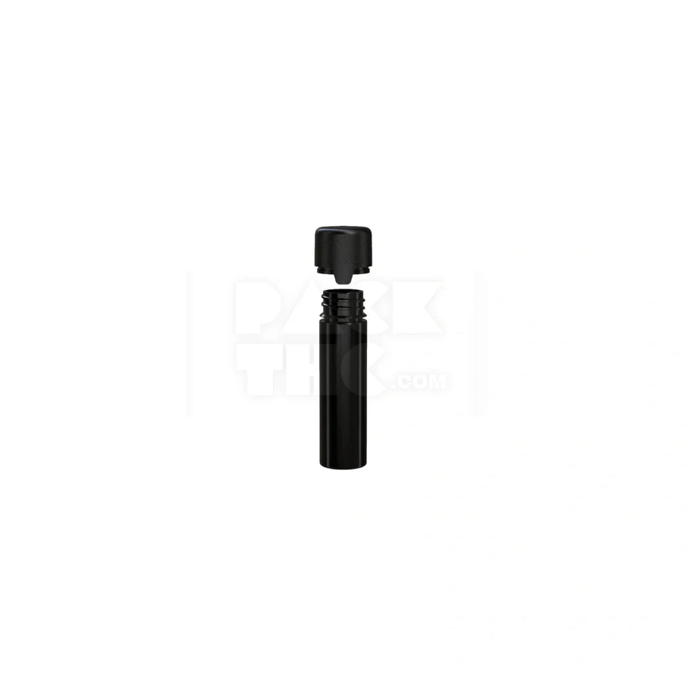 65mm aviator tube flat bottom opaque black 500 count