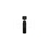 65mm aviator tube flat bottom opaque black 500 count