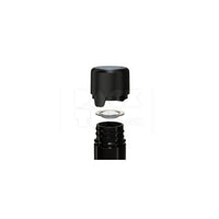 65mm aviator tube flat bottom opaque black 500 count