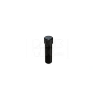 65mm aviator tube flat bottom opaque black 500 count