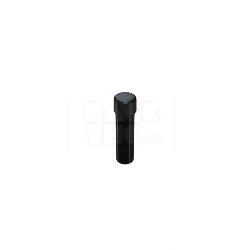 65mm aviator tube flat bottom opaque black 500 count