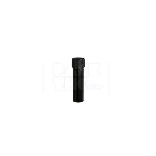 65mm aviator tube flat bottom opaque black 500 count