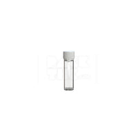 65mm aviator tube flat bottom clear natural white cap 500 count