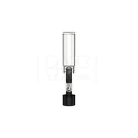 65mm spiral cr 510 cartridge flat bottom clear natural black cap 400 count