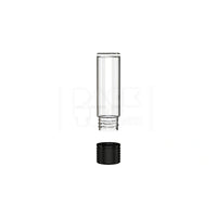 65mm spiral cr 510 cartridge flat bottom clear natural black cap 400 count