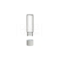 65mm spiral cr 510 cartridge flat bottom clear natural white cap 400 count