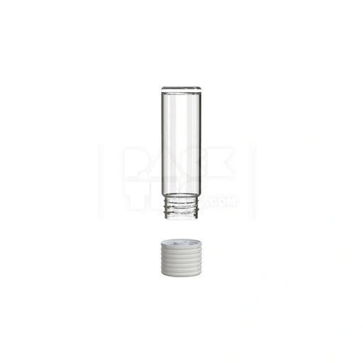 65mm spiral cr 510 cartridge flat bottom clear natural white cap 400 count