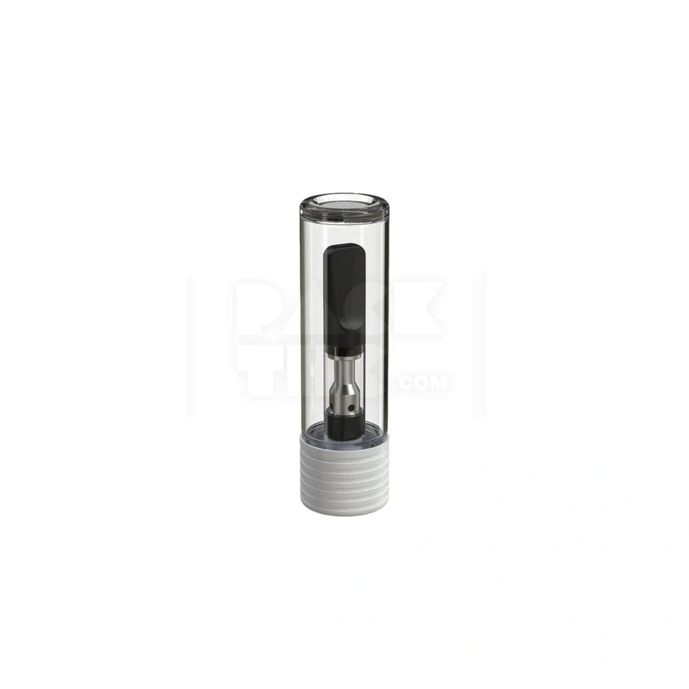 65mm spiral cr 510 cartridge flat bottom clear natural white cap 400 count