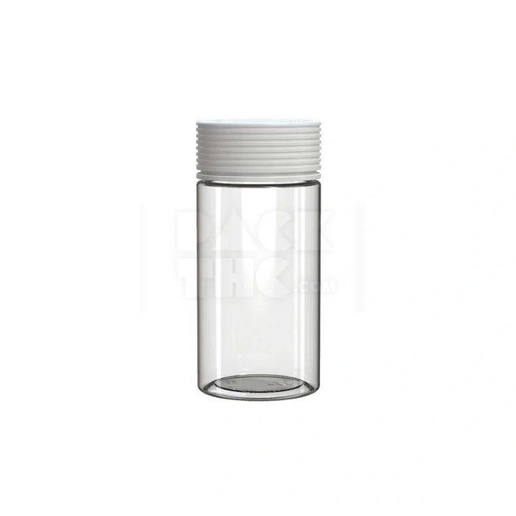 6oz 180cc spiral cr container clear natural white closure 300 count