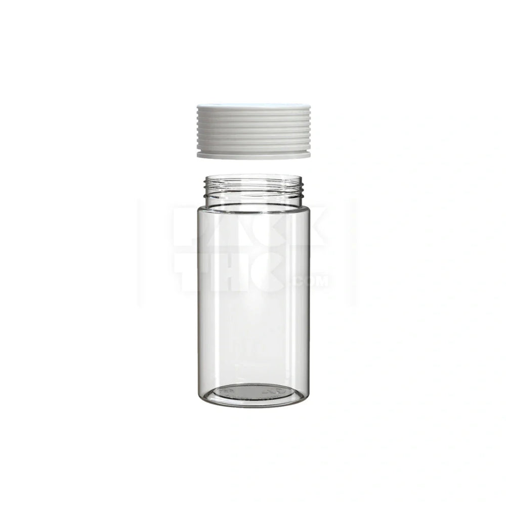 6oz 180cc spiral cr container clear natural white closure 300 count