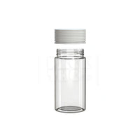 6oz 180cc spiral cr container clear natural white closure 300 count