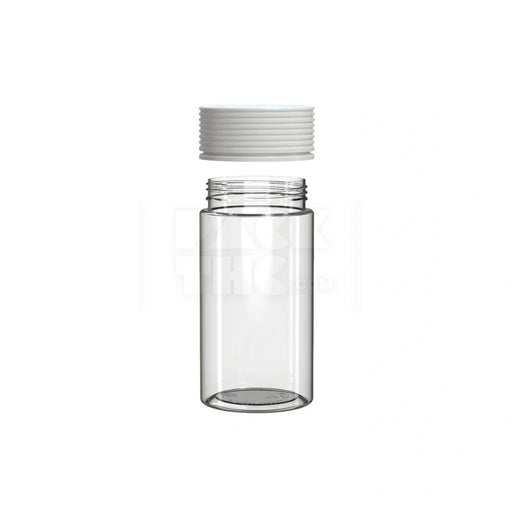 6oz 180cc spiral cr container clear natural white closure 300 count