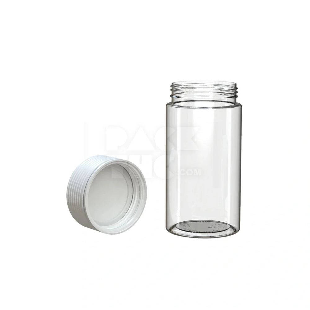 6oz 180cc spiral cr container clear natural white closure 300 count