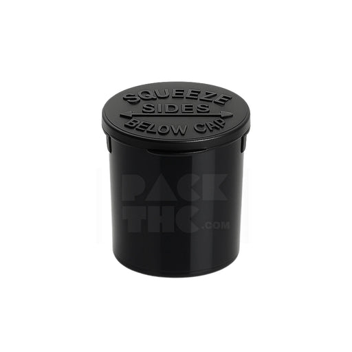 6 dram pop top vial black
