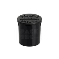 6 DRAM POP TOP VIAL - BLACK | Child-Resistant Bulk Case  - (600 Count)