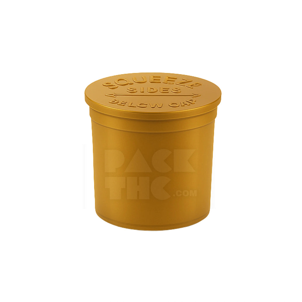 6 DRAM POP TOP VIAL - GOLDEN | Child-Resistant Bulk Case | PackTHC - (600)