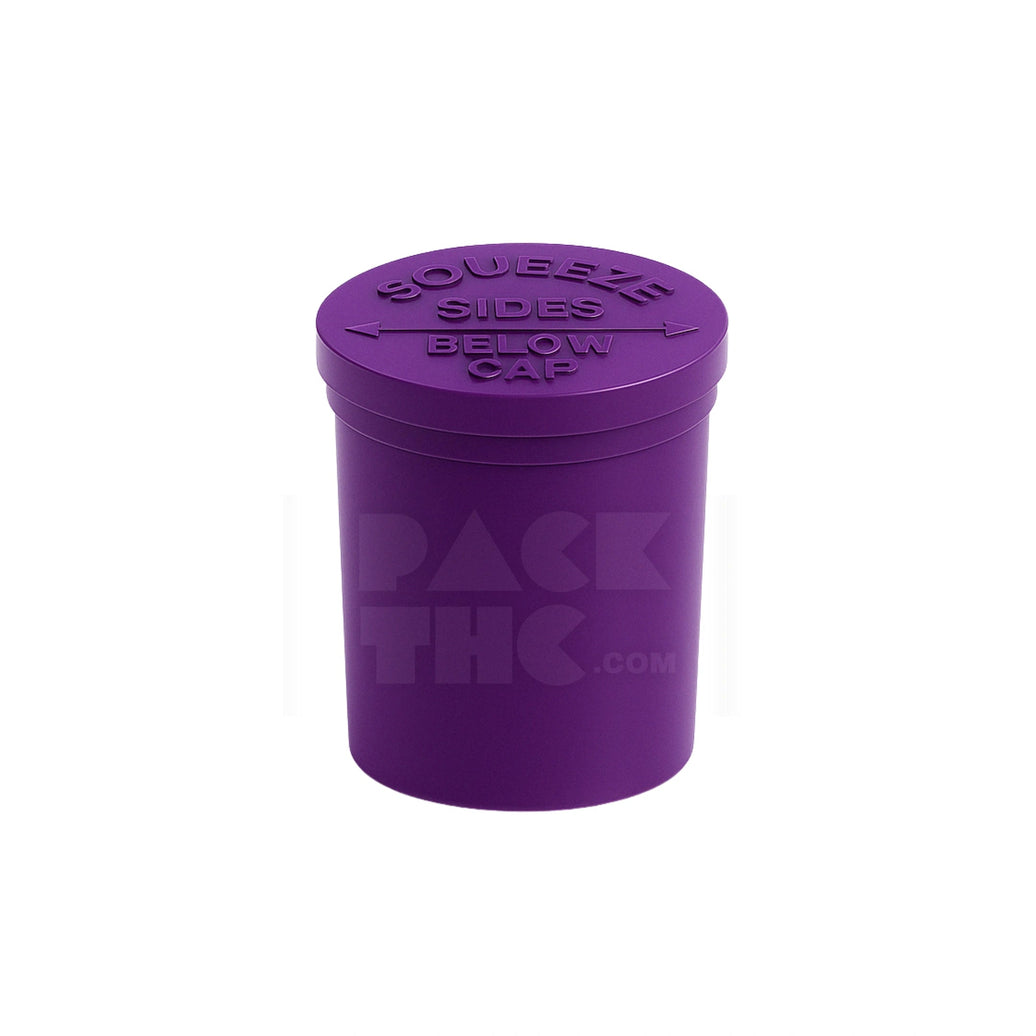 6 DRAM POP TOP VIAL - PURPLE | Child-Resistant Bulk Case | PackTHC - (600)