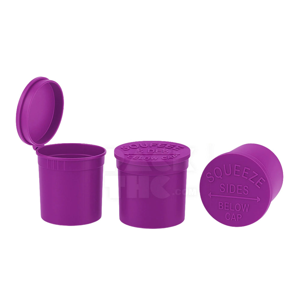 6 dram pop top vial purple