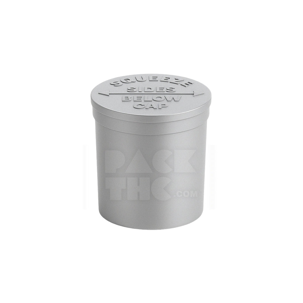 6 dram pop top vial silver