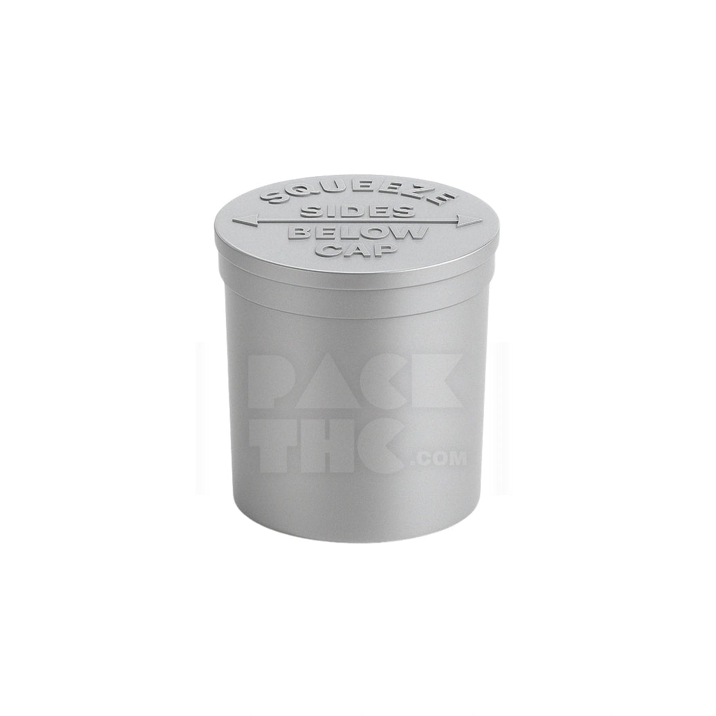 6 Dram Pop Top Vial - Silver | Child-Resistant Bulk Case | PackTHC - (600)