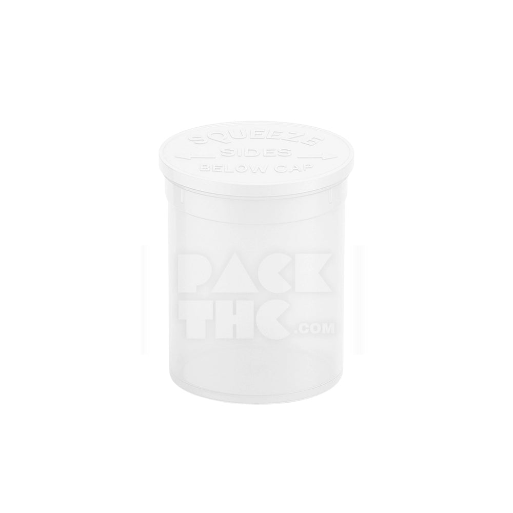 6 Dram Clear Pop Top Vial child-resistant transparent container