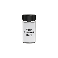 6oz aviator cr jar clear black cap