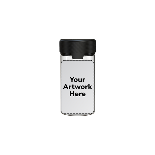 6oz aviator cr jar clear black cap