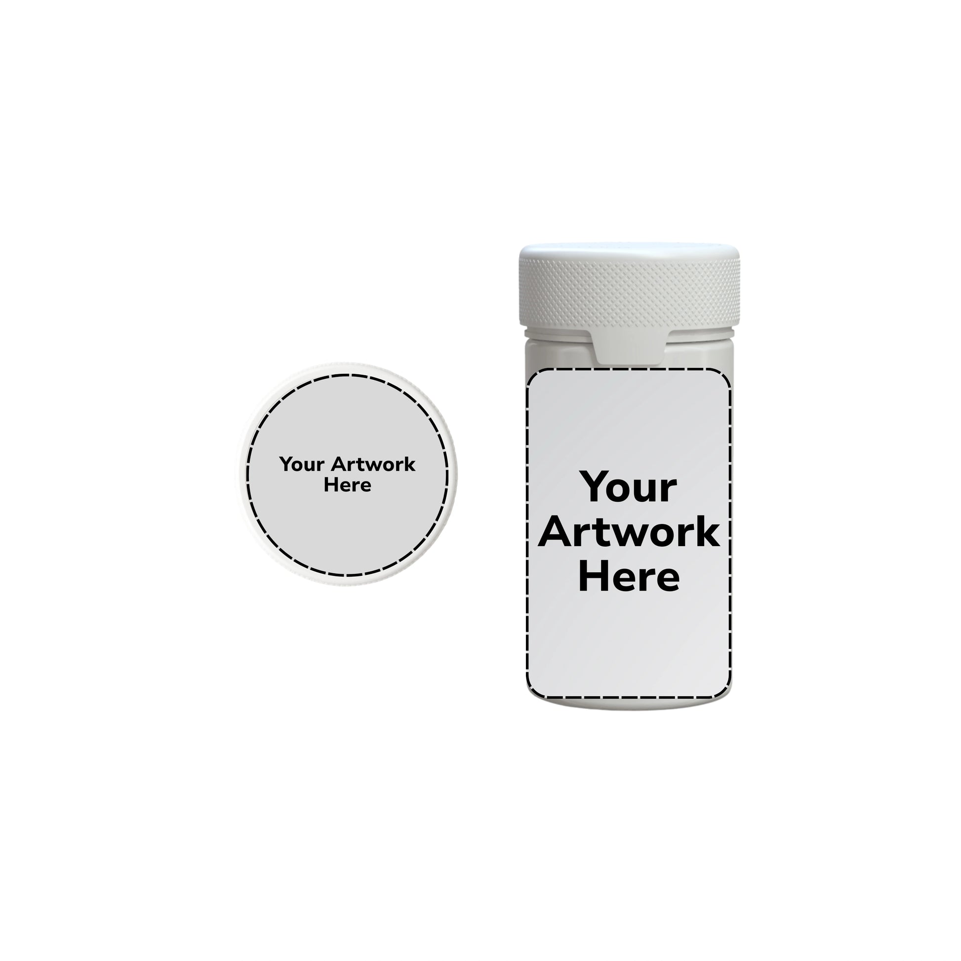 6oz aviator cr jar opaque white