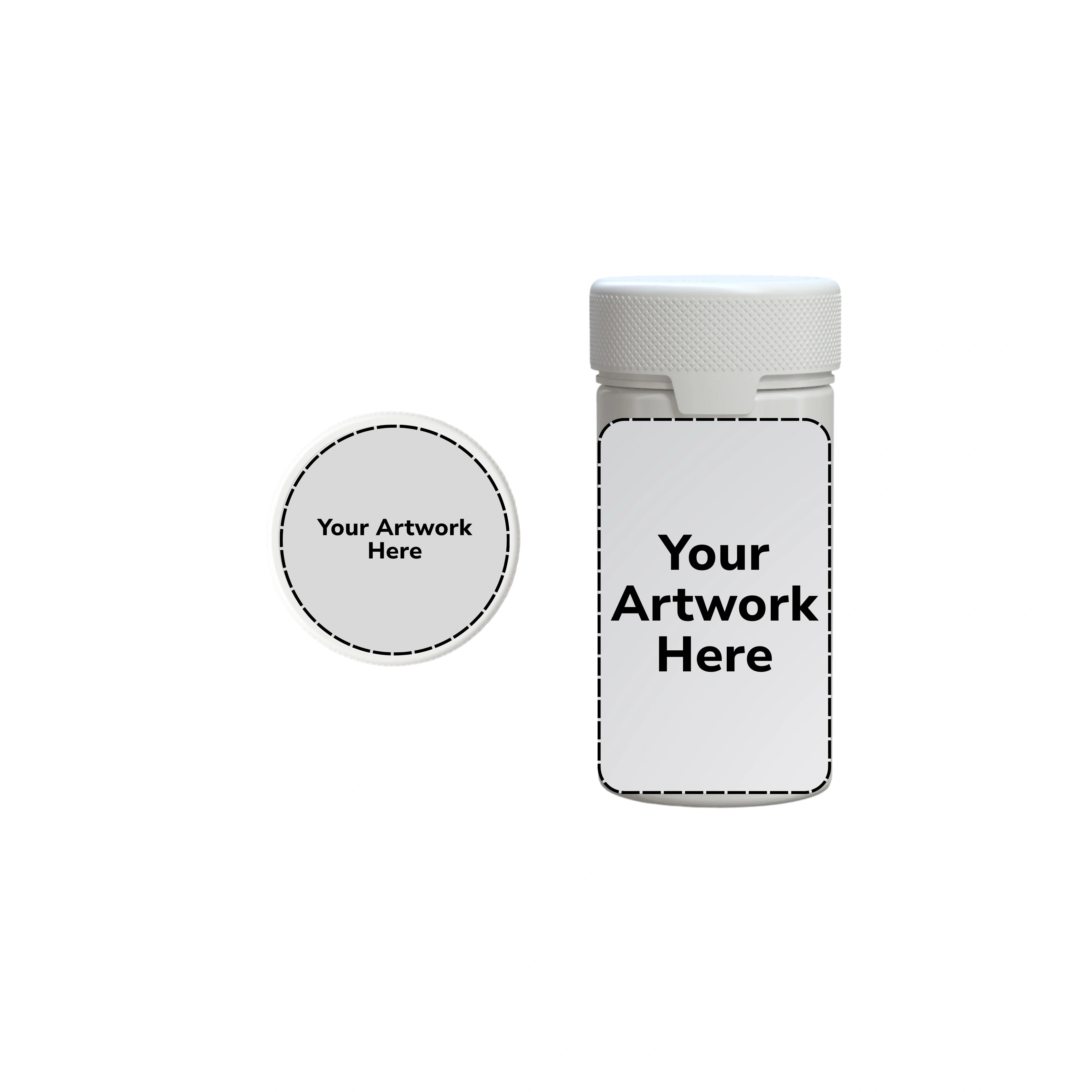 6oz aviator cr jar opaque white