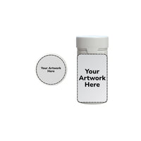 Chubby Gorilla 6oz Aviator CR Plastic Jar Container w/ Inner Seal – Opaque White with White Cap