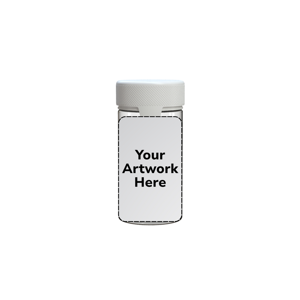 6oz aviator cr jar clear white cap