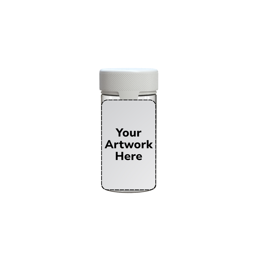 image 6oz aviator cr jar clear white cap