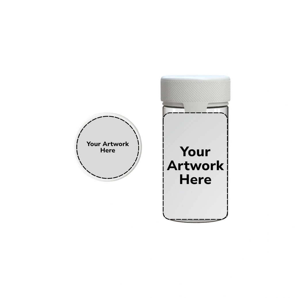 6oz aviator cr jar clear white cap