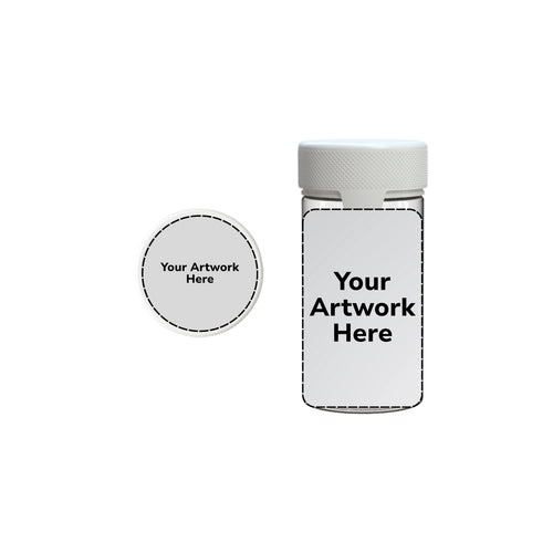 6oz aviator cr jar clear white cap