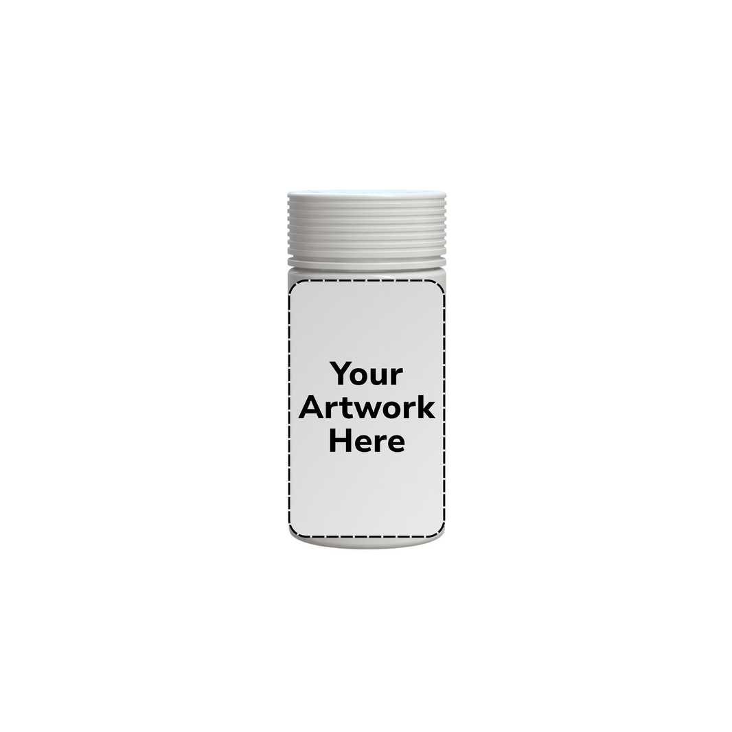 image 6oz spiral cr jar with application opaque white