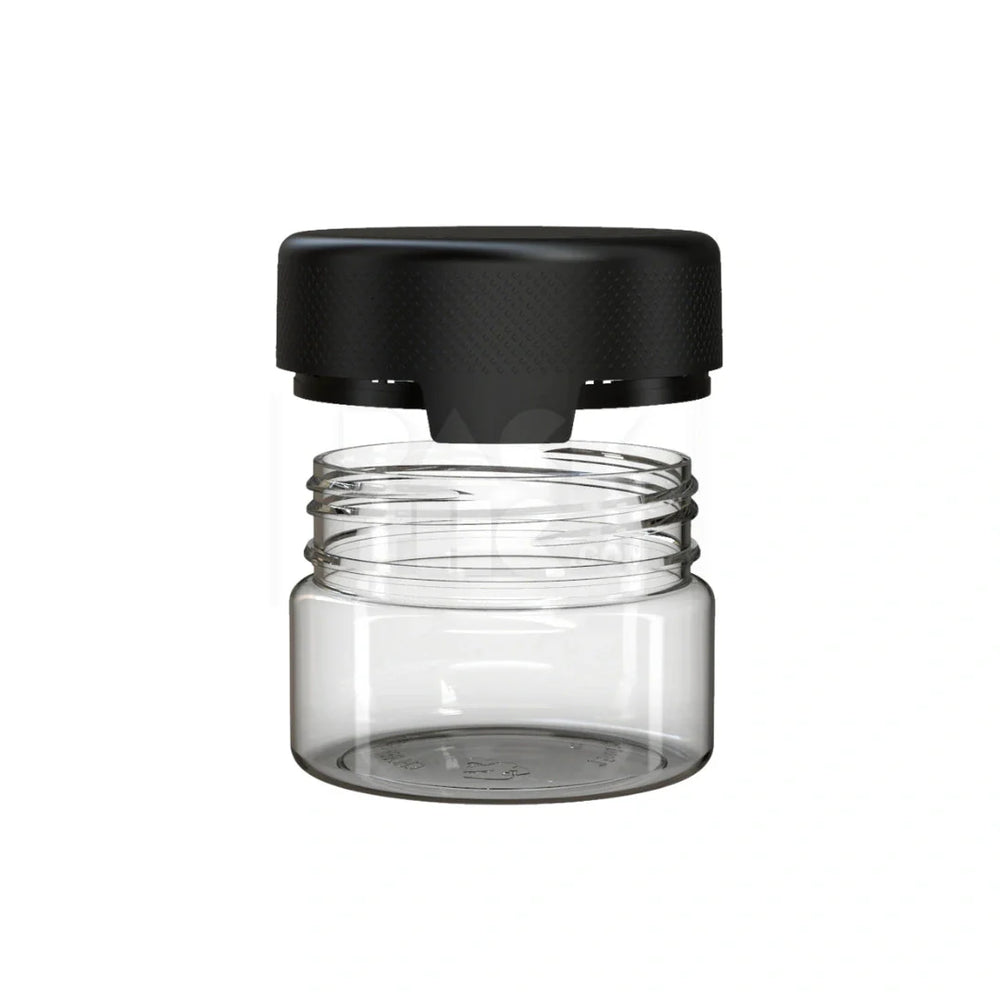 7.5oz aviator cr xl container clear natural black cap 100 count