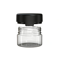 7.5oz aviator cr xl container clear natural black cap 100 count