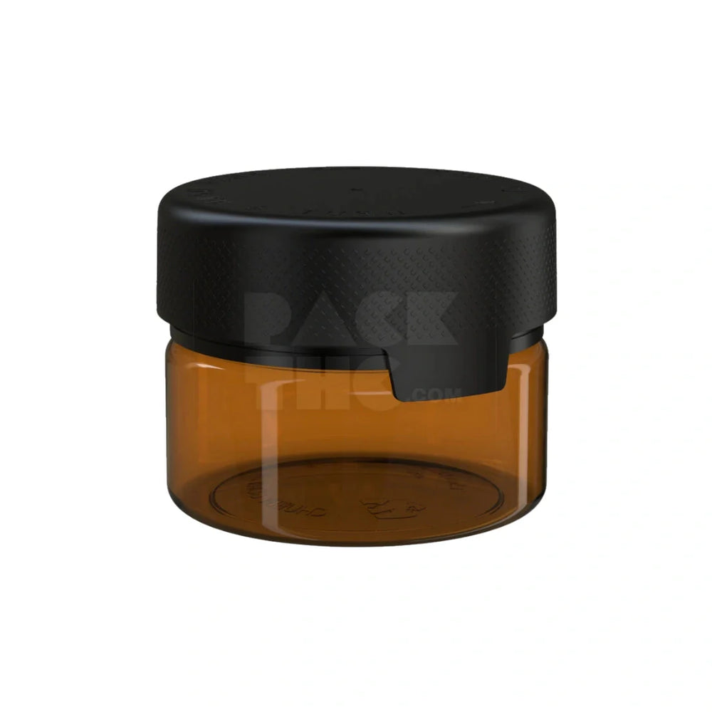 7.5oz aviator cr xl container translucent amber 100 count