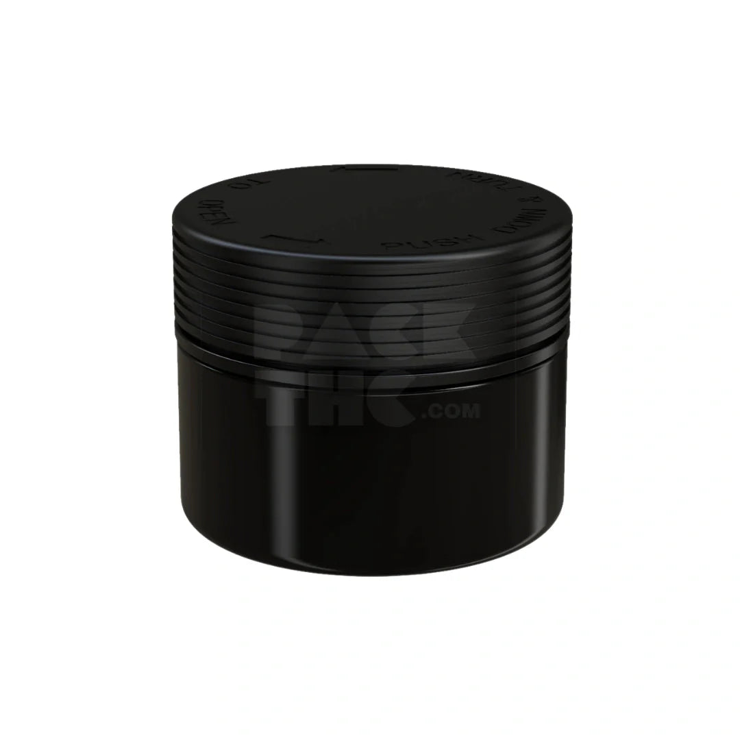 7.5oz 220cc spiral cr xl container opaque black 100 count