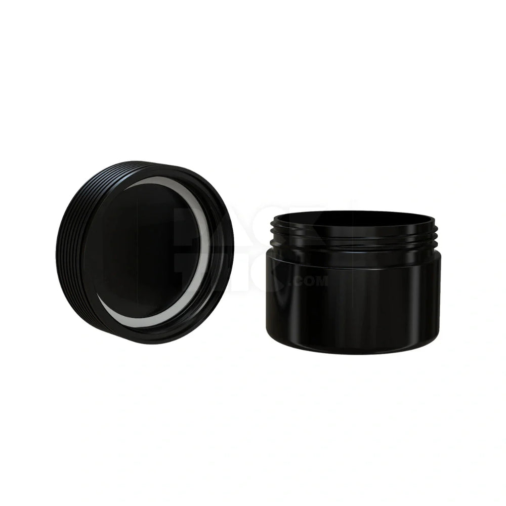7.5oz 220cc spiral cr xl container opaque black 100 count