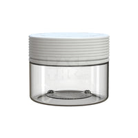 7.5oz 220cc spiral cr xl container clear natural white cap 100 count