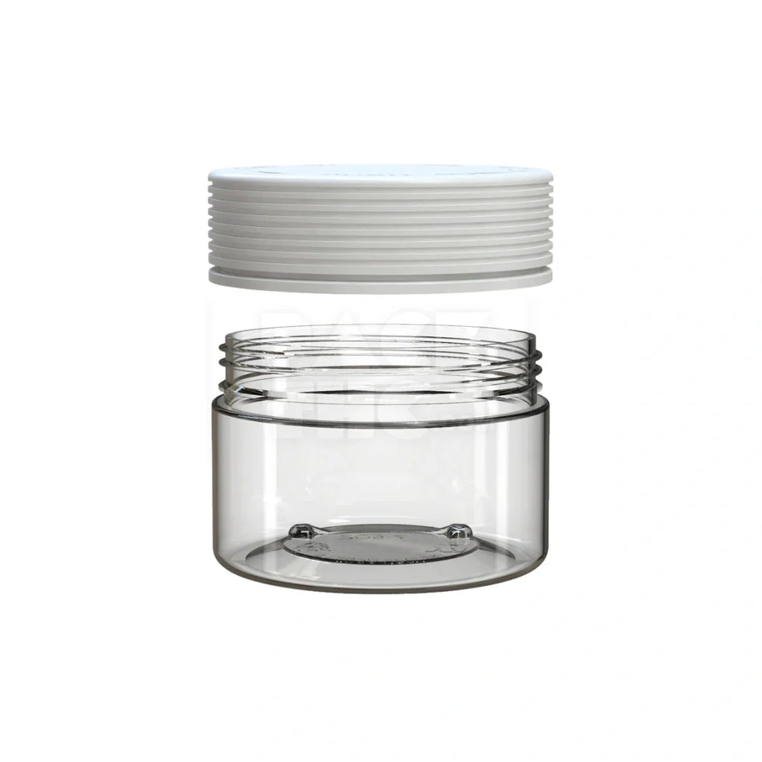 image 7.5oz 220cc spiral cr xl container clear natural white cap 100 count