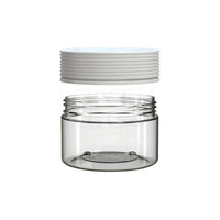 7.5oz 220cc spiral cr xl container clear natural white cap 100 count