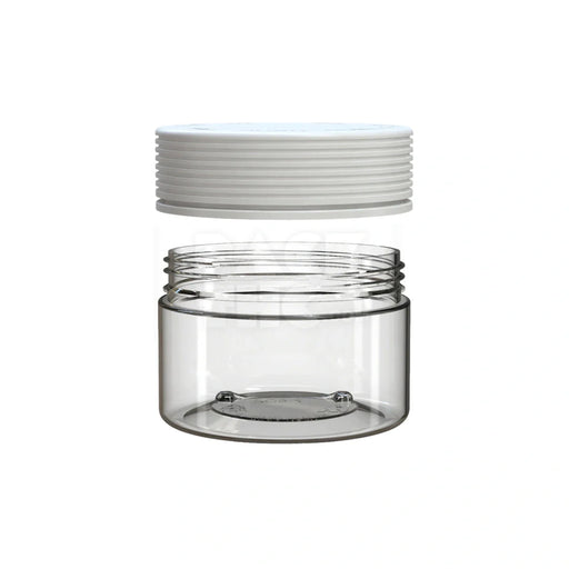 7.5oz 220cc spiral cr xl container clear natural white cap 100 count