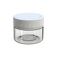 7.5oz 220cc spiral cr xl container clear natural white cap 100 count